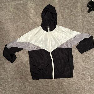 Shein unisex lightweight hooded jacket size S